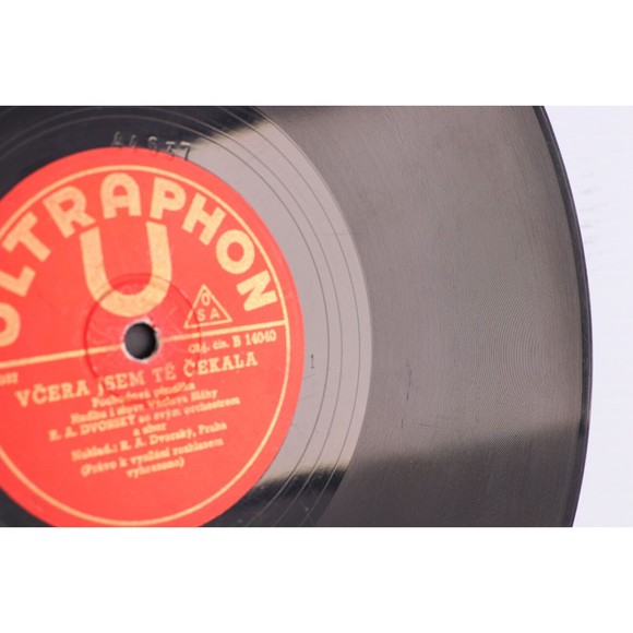 Jiřina Salačová & Máša Allanová - Sukýnka 1943 78 rpm Record Ultraphon B 14040 - Picture 16 of 16